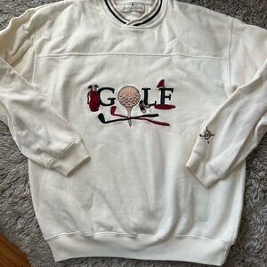John Ashford Vintage Golf Crewneck Sweater